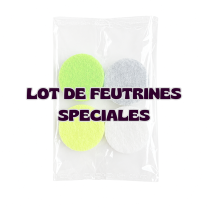 Lot de feutrines