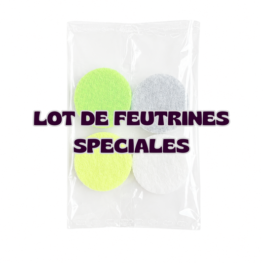 Lot de feutrines spéciales