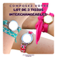 Lot de 3 tissus à choisir en live