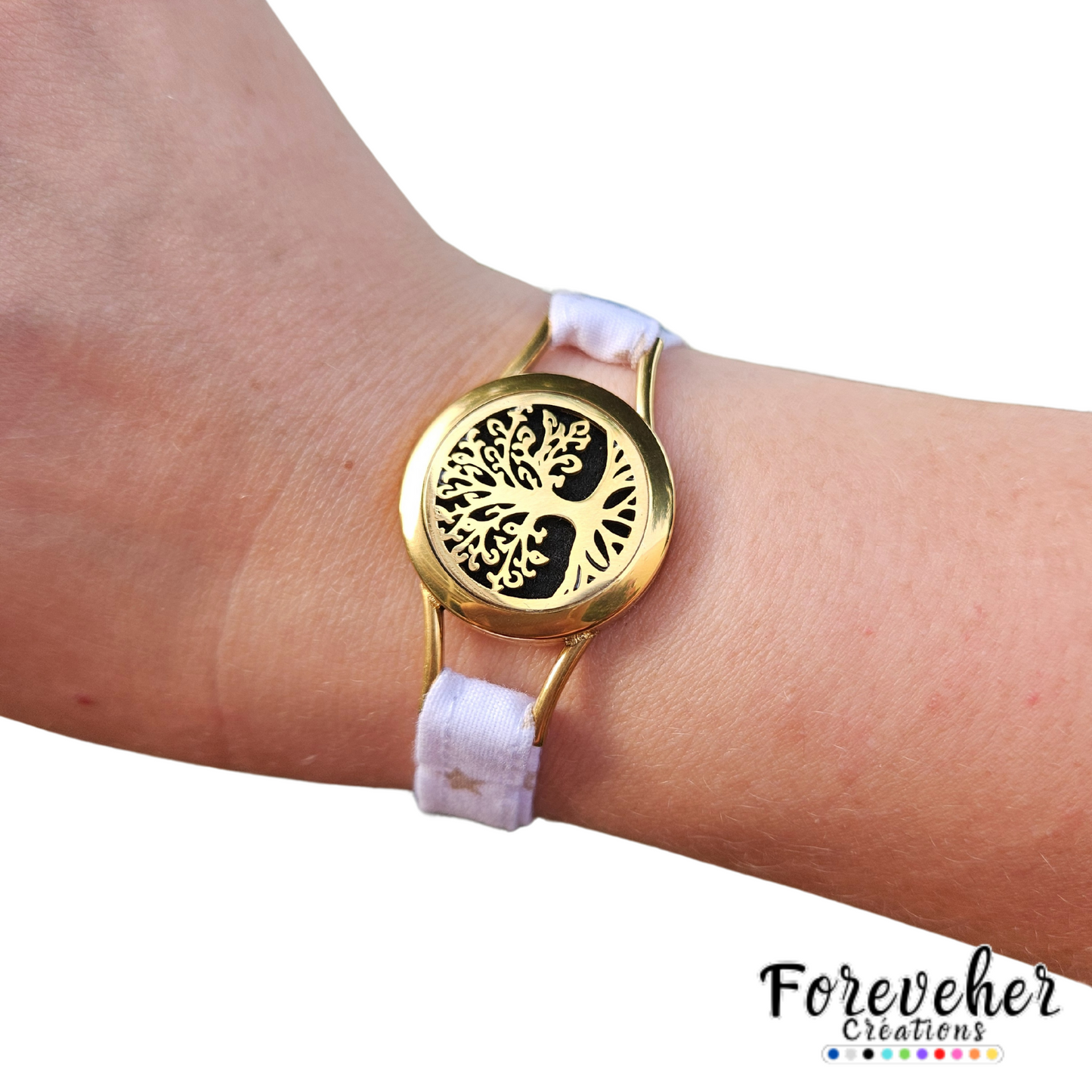 Bracelet diffuseur Arbre doré