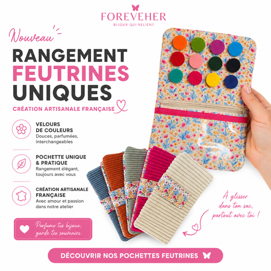 LIVE - Pochette de rangement feutrines