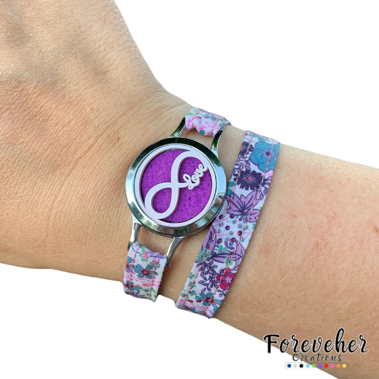 Bracelet Popeline Violette