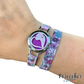 Bracelet Popeline Violette