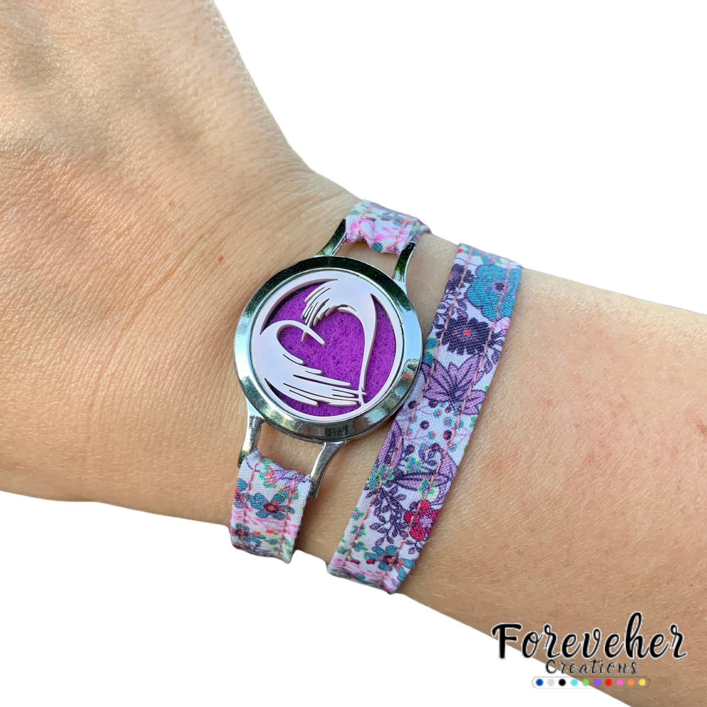 Bracelet Popeline Violette