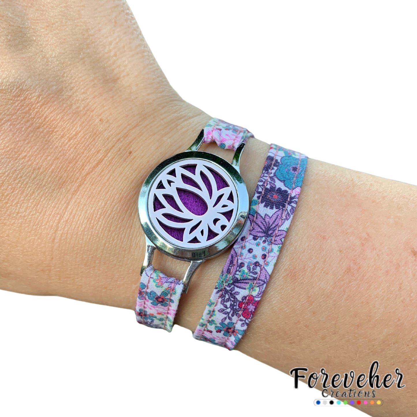 Bracelet Popeline Violette