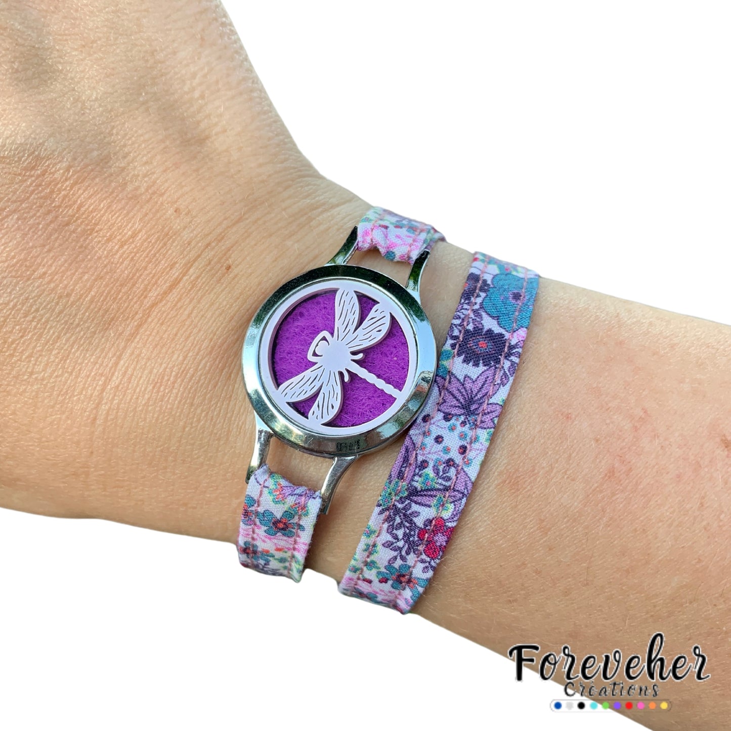 Bracelet Popeline Violette