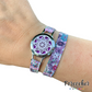 Bracelet Popeline Violette