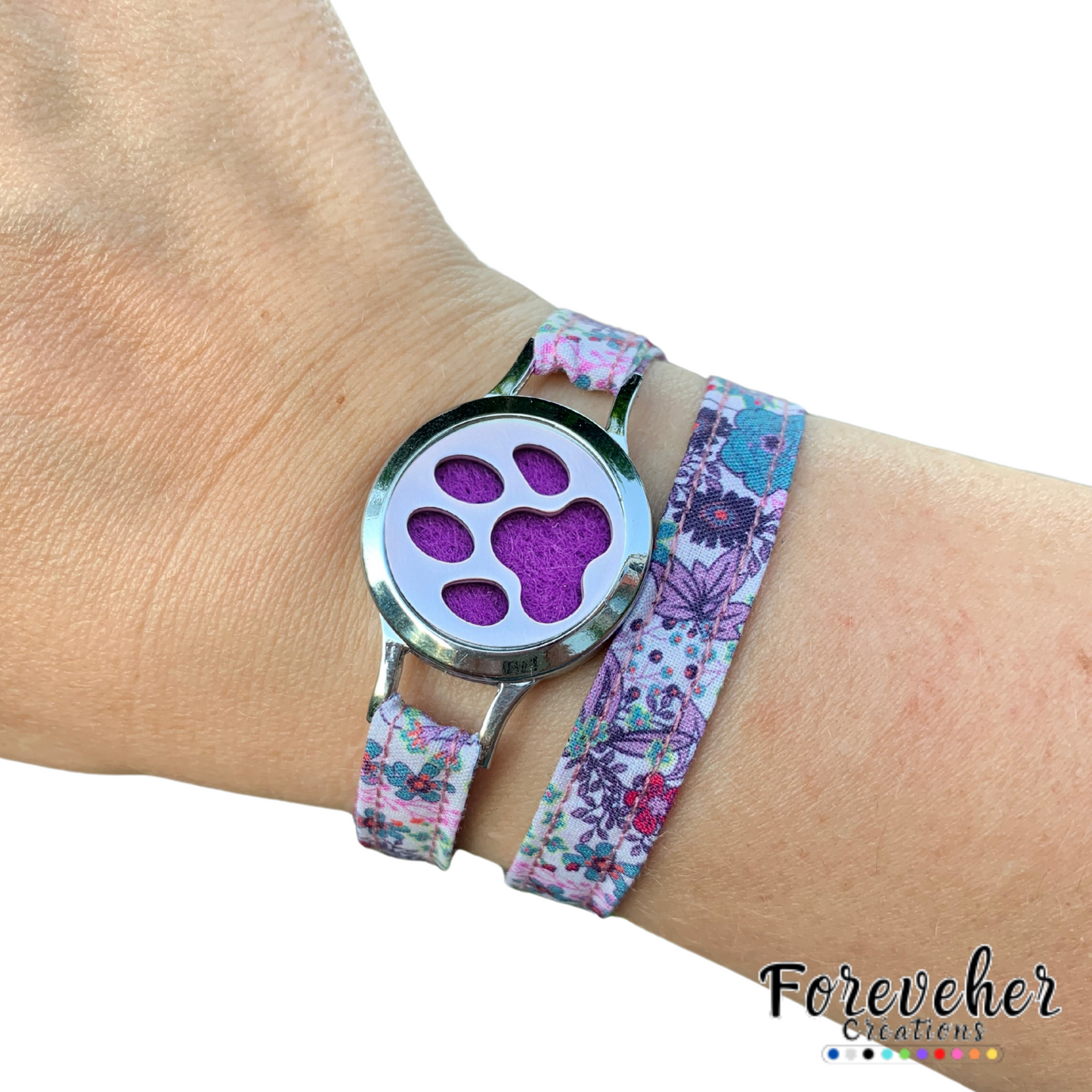 Bracelet Popeline Violette